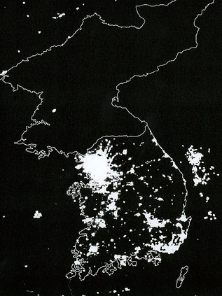 North Korea Satellite image